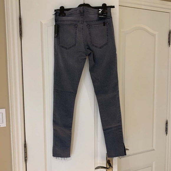 Joe's Skinny Ankle Flawless Jeans, Size 25, Charcoal Grey - Picture 5 of 11